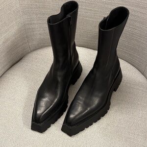 Alexander Wang Black Combat Boots